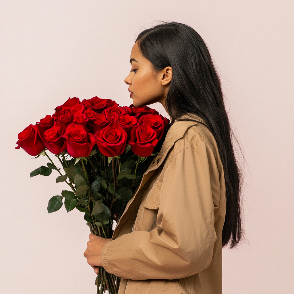 Premium Bliss Red Dozen Roses in Vase